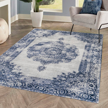 Kelly rosalia Cottage Medallion Area Rug
